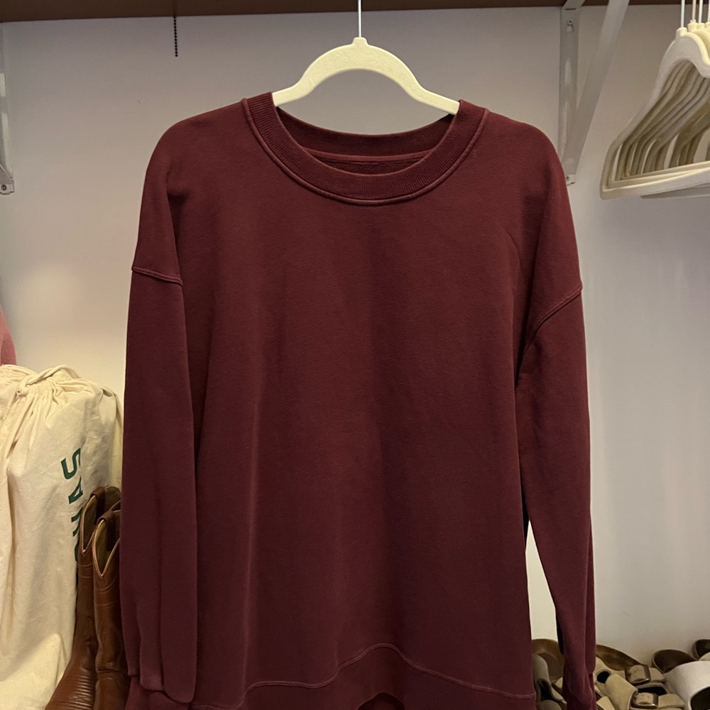 lululemon perfectly oversized crew